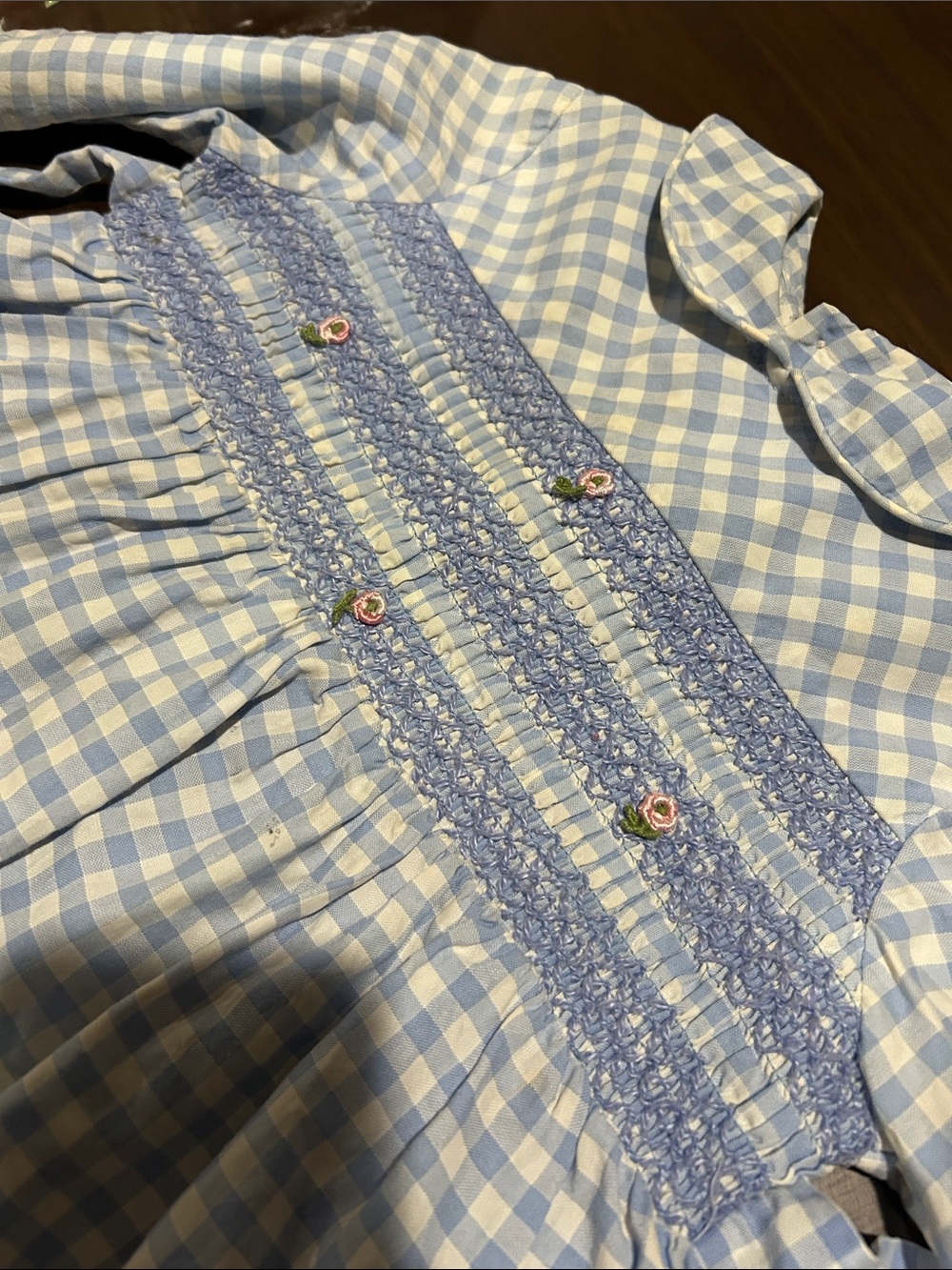 vintage Winnie the Pooh Sears Collection gingham dress Walt Disney ‘1964 - Picture 7 of 10